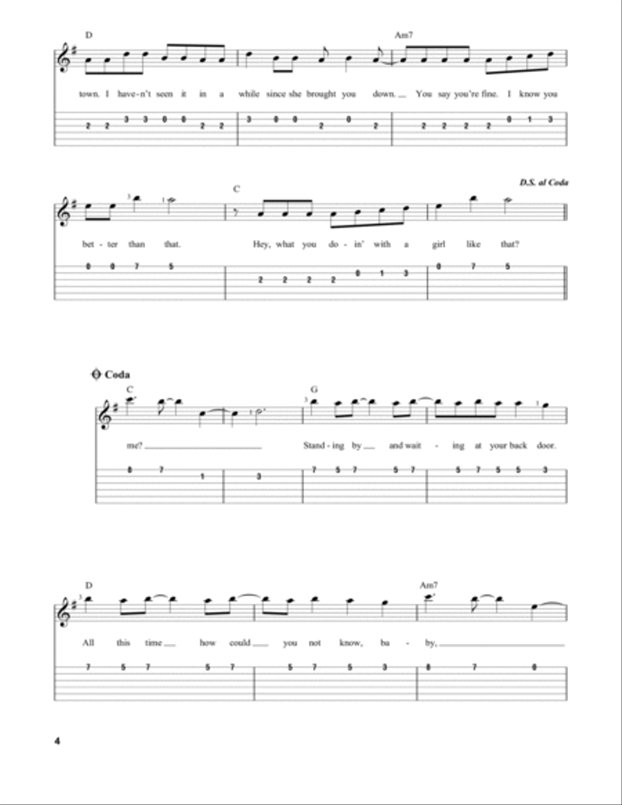 You Belong With Me Acoustic Guitar scores gallery preview page 4