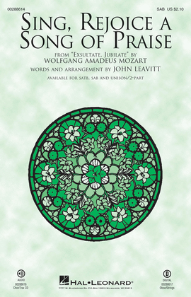 Book cover for Sing, Rejoice, a Song of Praise