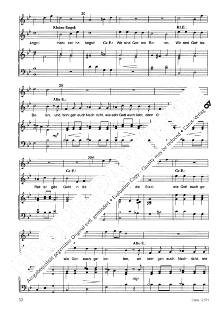 O je, Bethlehem Unison Choir scores gallery preview page 33