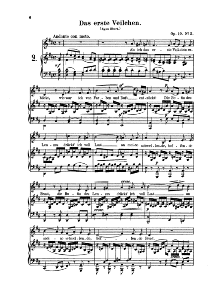 Mendelssohn: 79 Songs, Low Voice (German) Low Voice scores gallery preview page 1