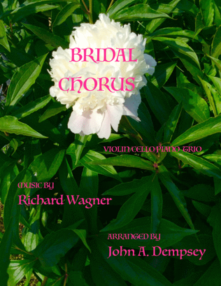 Bridal Chorus (Wedding March for Piano Trio): Violin, Cello and Piano