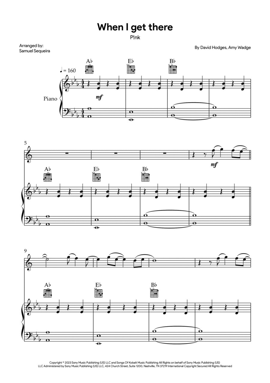 When I Get There Alto Saxophone scores gallery preview page 1