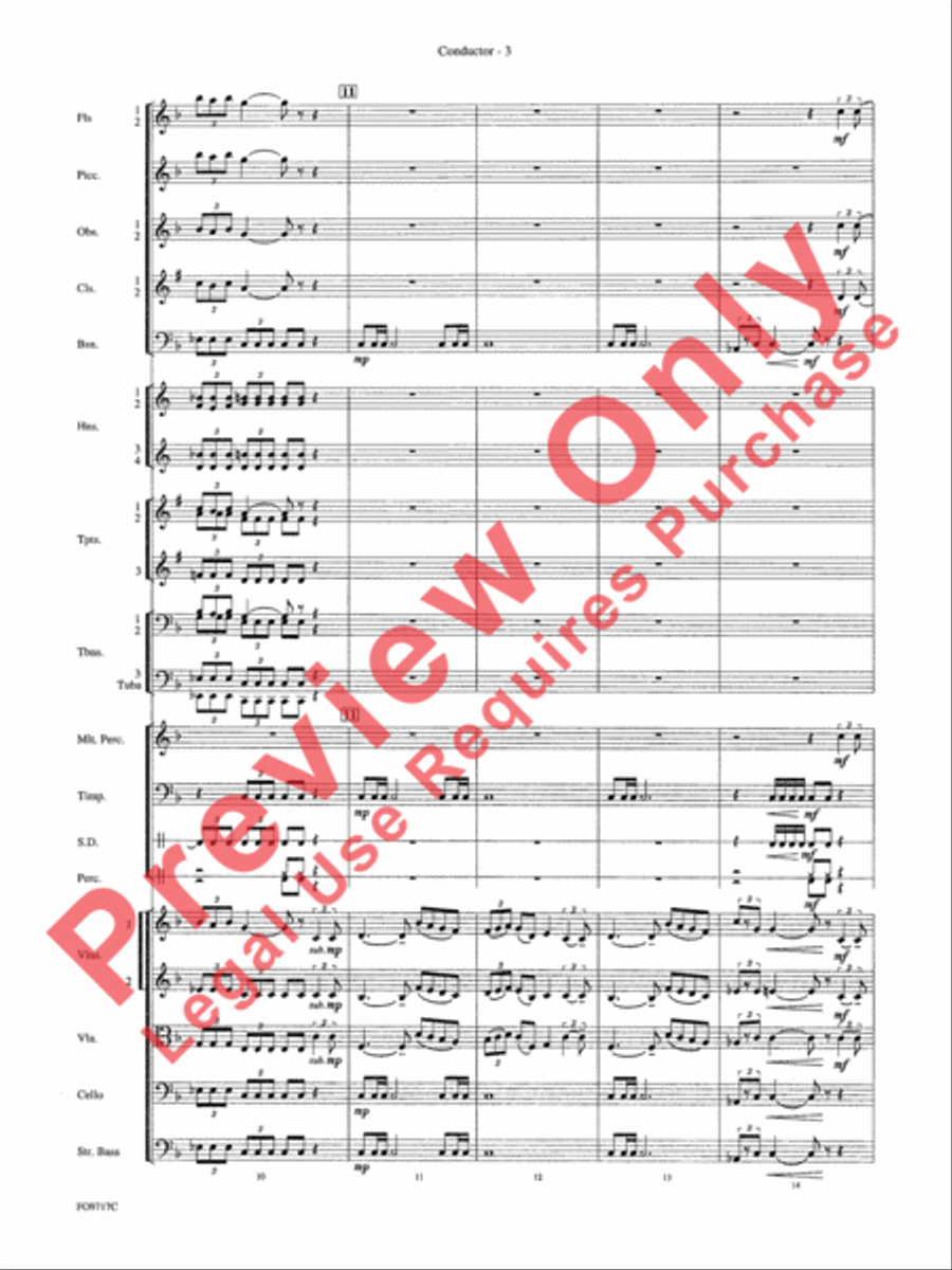 Star Wars (Main Theme) Star Wars (Main Theme) Full Orchestra scores gallery preview page 5