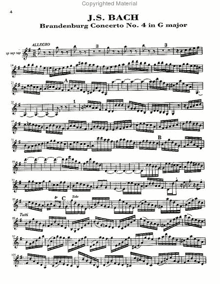 Brandenburgisches Konzert BWV 1048/BMV 1050 image number null