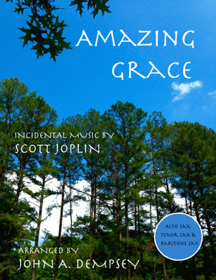 Book cover for Amazing Grace / The Entertainer (Sax Trio: ATB)