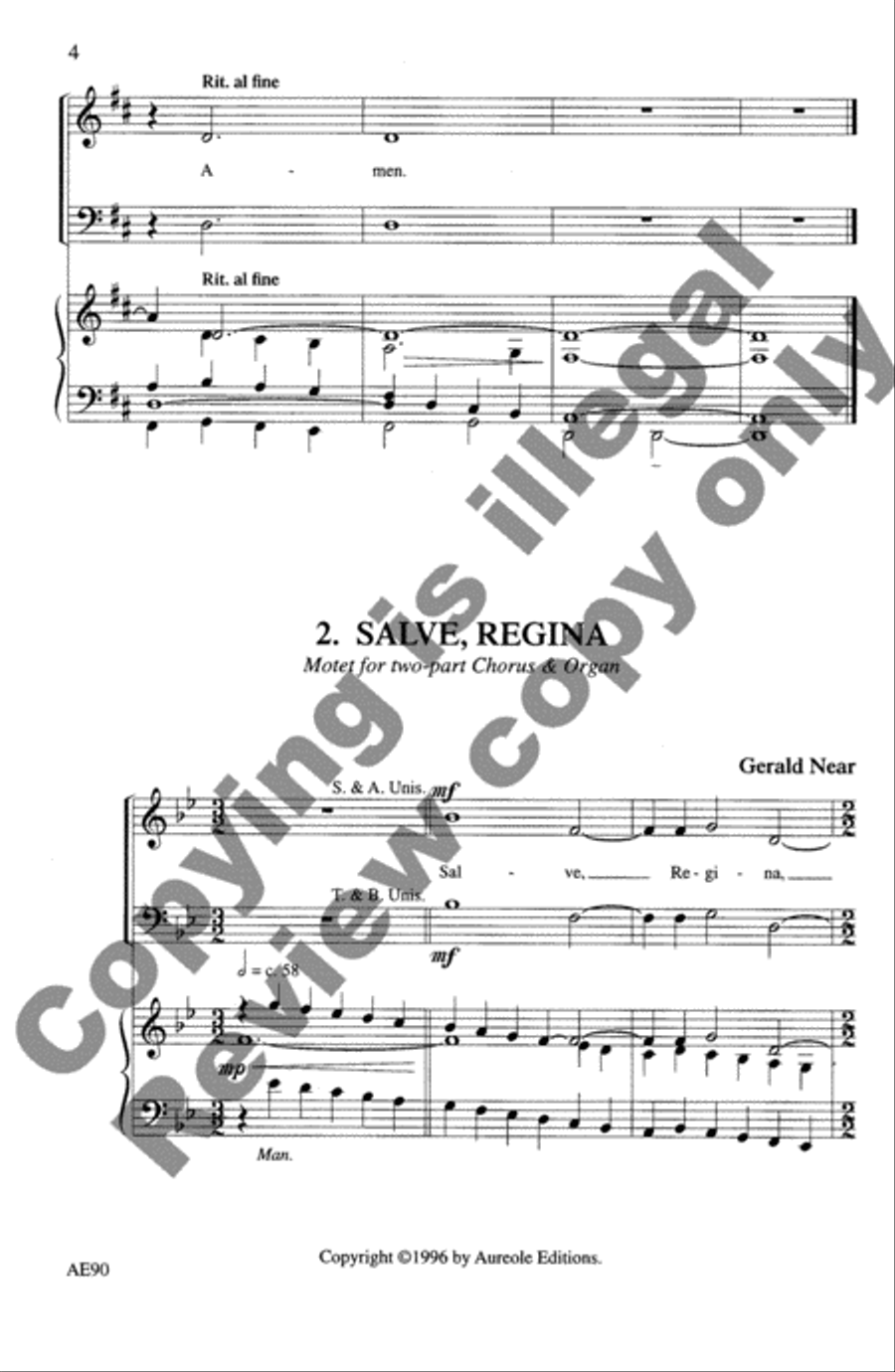Two Hymns to Our Lady Two Hymns to Our Lady 2-Part scores gallery preview page 5