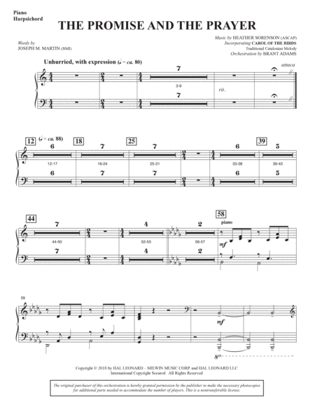 Christmas Dreams (A Cantata) - Piano/Celesta/Harpsi/Synth