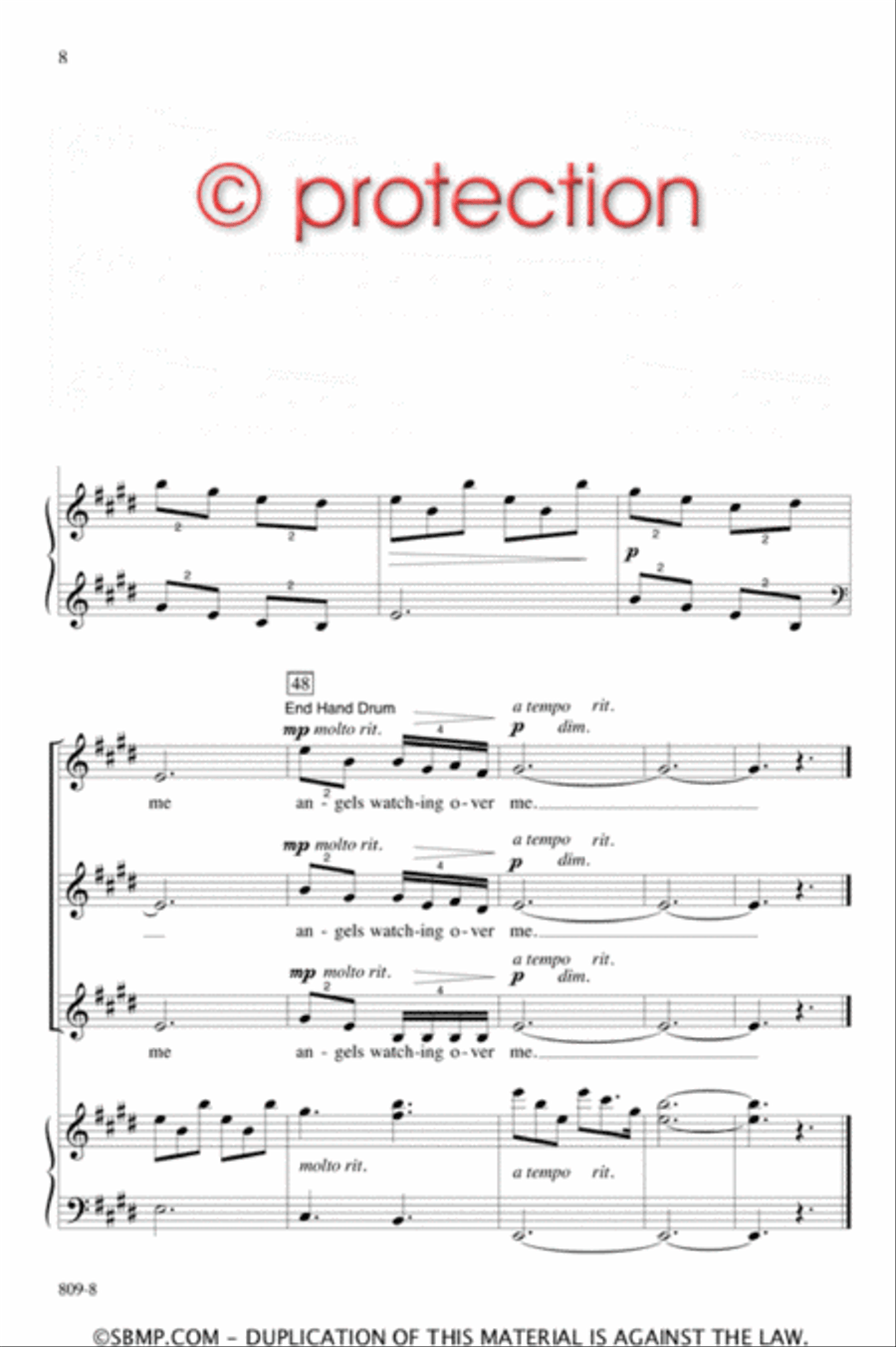 African Lullaby - SSA Octavo SSA scores gallery preview page 7