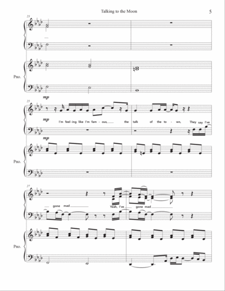 Talking To The Moon Talking To The Moon 3-Part scores gallery preview page 5