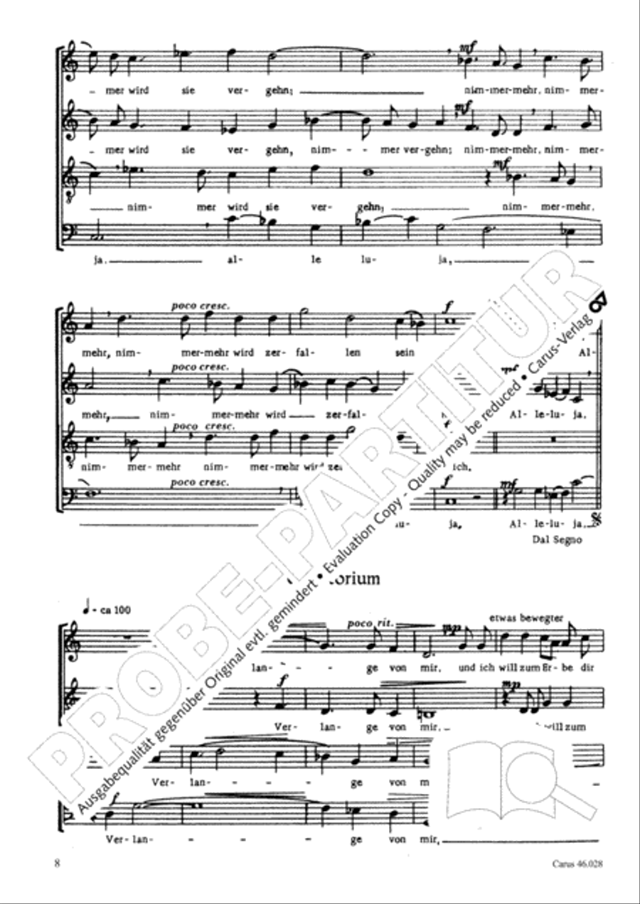Deutsches Proprium vom Fest Christ-Konig 4-Part scores gallery preview page 9