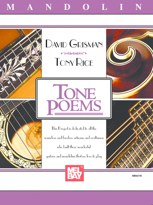 Book cover for Tone Poems for Mandolin