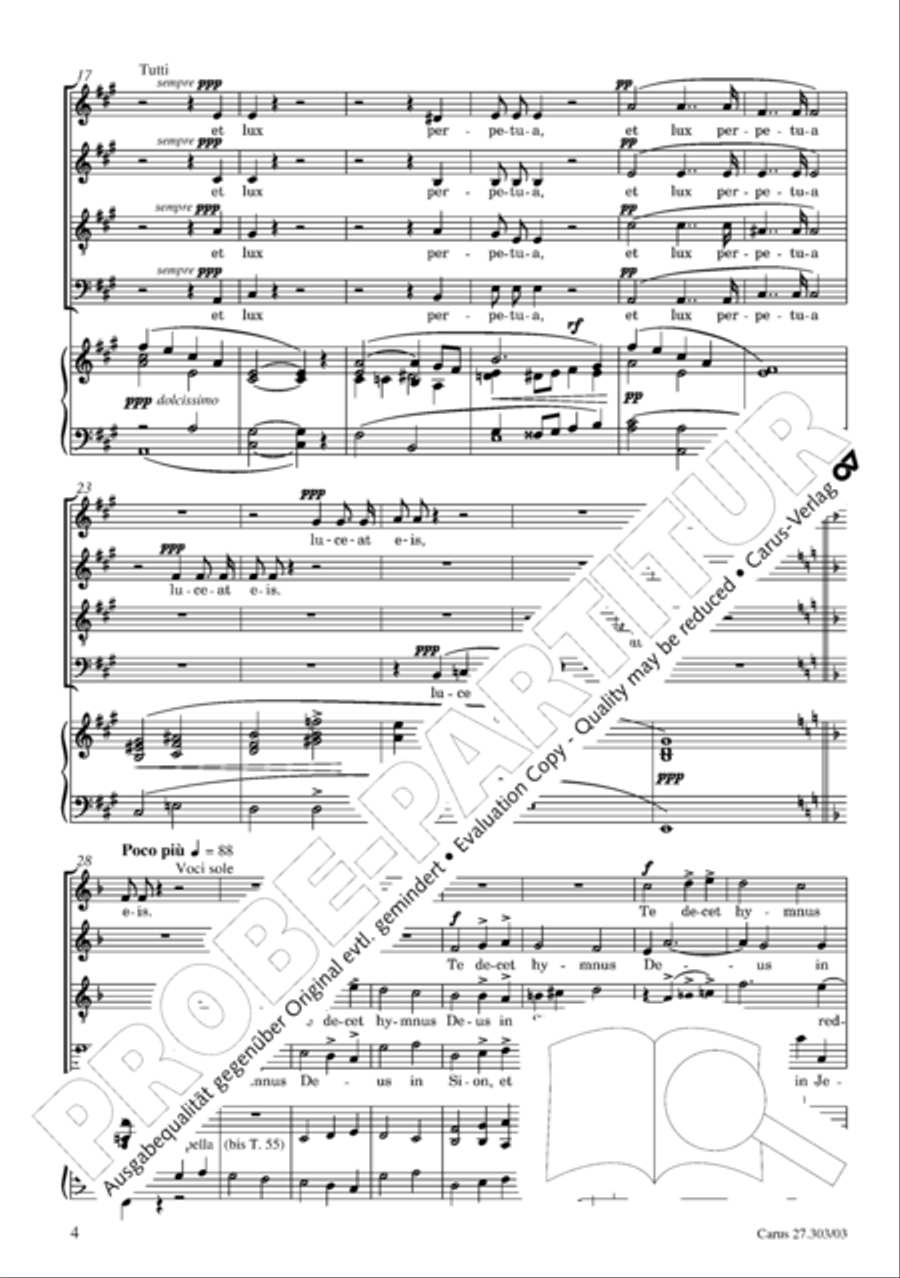 Messa da Requiem 4-Part scores gallery preview page 5