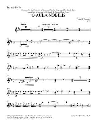 O Aula Nobilis - Bb Trumpet 1