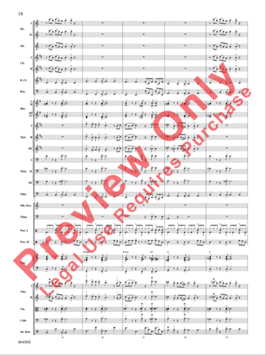 A Whitney Houston Tribute Full Orchestra scores gallery preview page 19