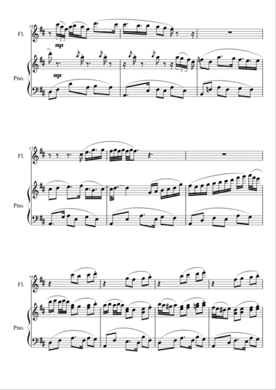 Little Pony Flute Solo scores gallery preview page 2
