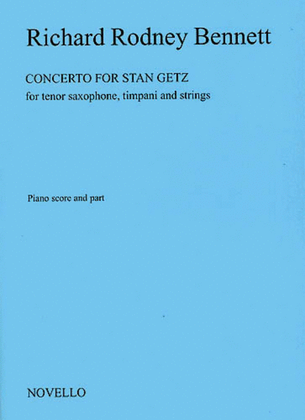 Book cover for Concerto for Stan Getz
