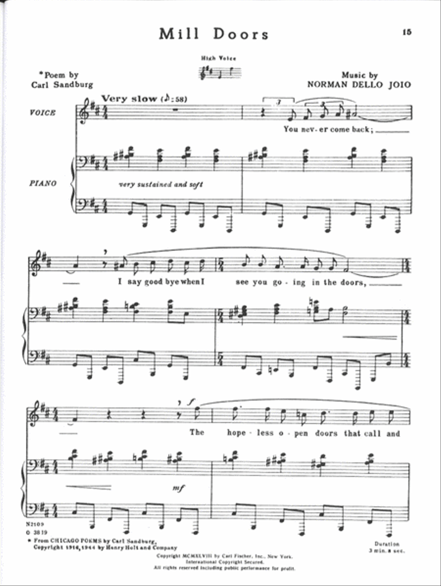 Contemporary Songs in English-Medium High Tenor Voice scores gallery preview page 1