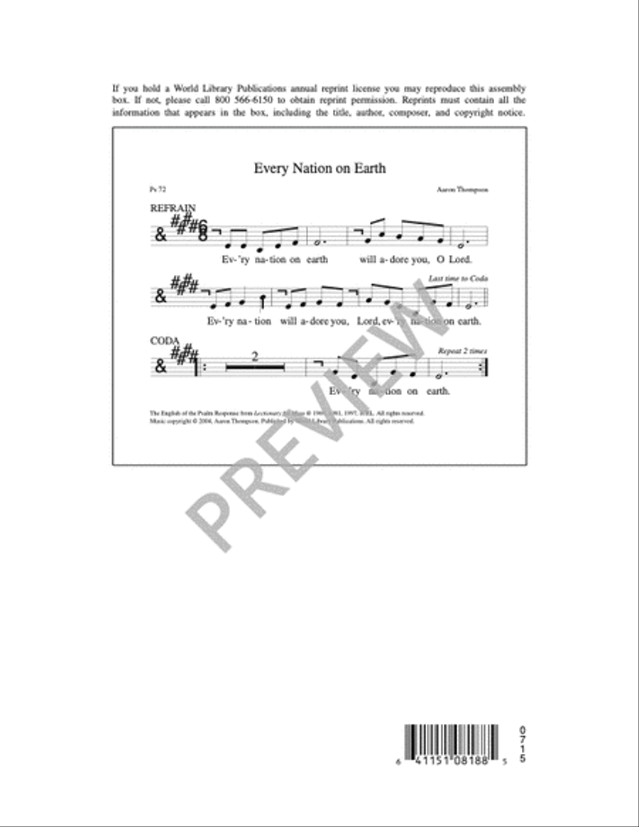 Every Nation On Earth 2-Part scores gallery preview page 7