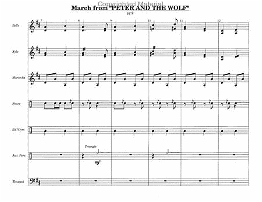 March from "Peter and the Wolf" image number null