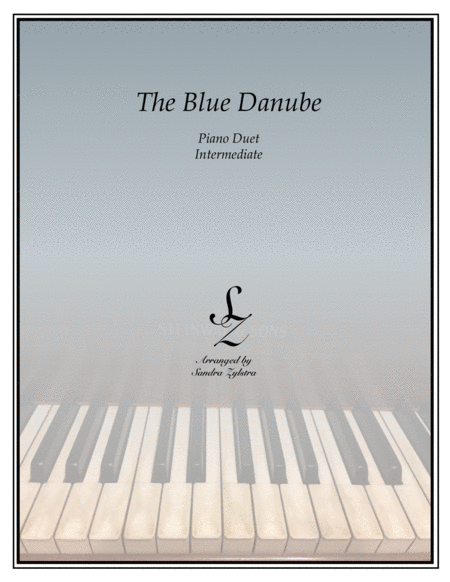 The Blue Danube (1 piano, 4 hand duet) image number null