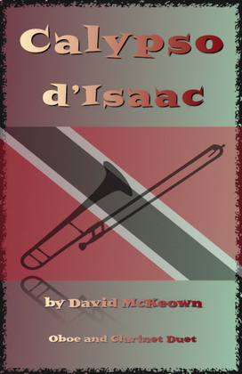 Book cover for Calypso d'Isaac, for Oboe and Clarinet Duet