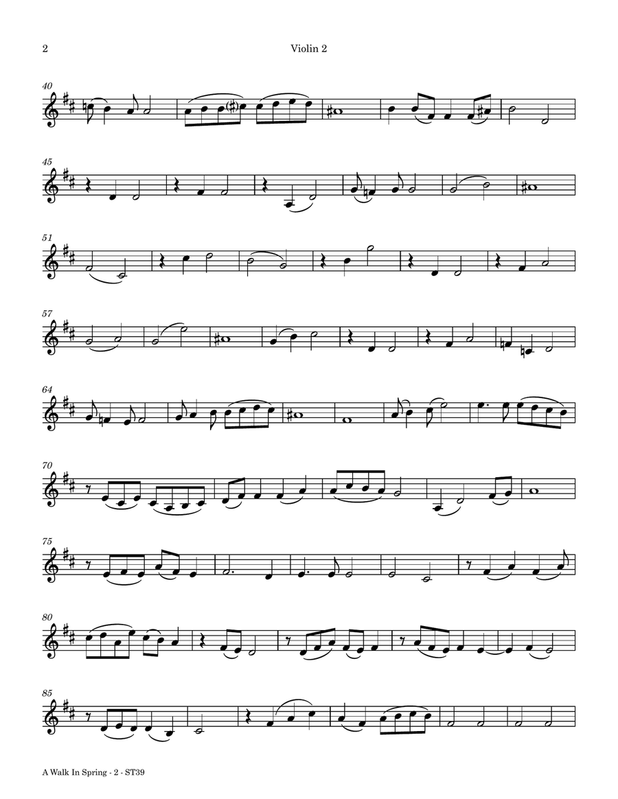 A Walk In Spring A Walk In Spring String Quartet scores gallery preview page 5
