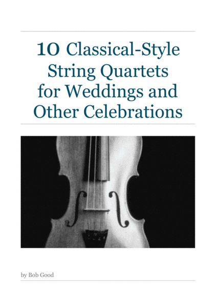 10 Classical Style String Quartets For Weddings And Other Celebrations image number null