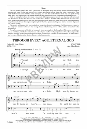 Book cover for Through Every Age, Eternal God