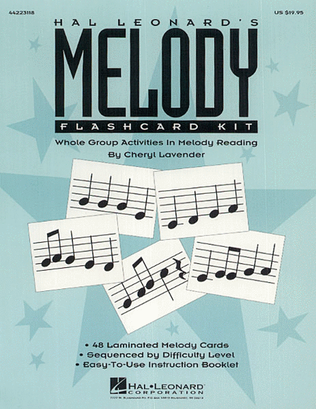 Book cover for Hal Leonard's Melody Flashcard Kit