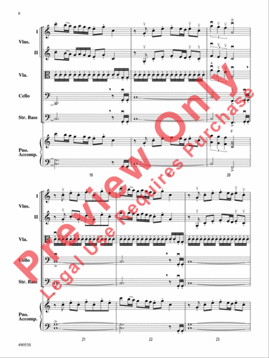 Bach to Rock Bach to Rock String Orchestra scores gallery preview page 7