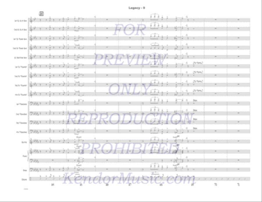 Legacy Legacy Jazz Ensemble scores gallery preview page 10