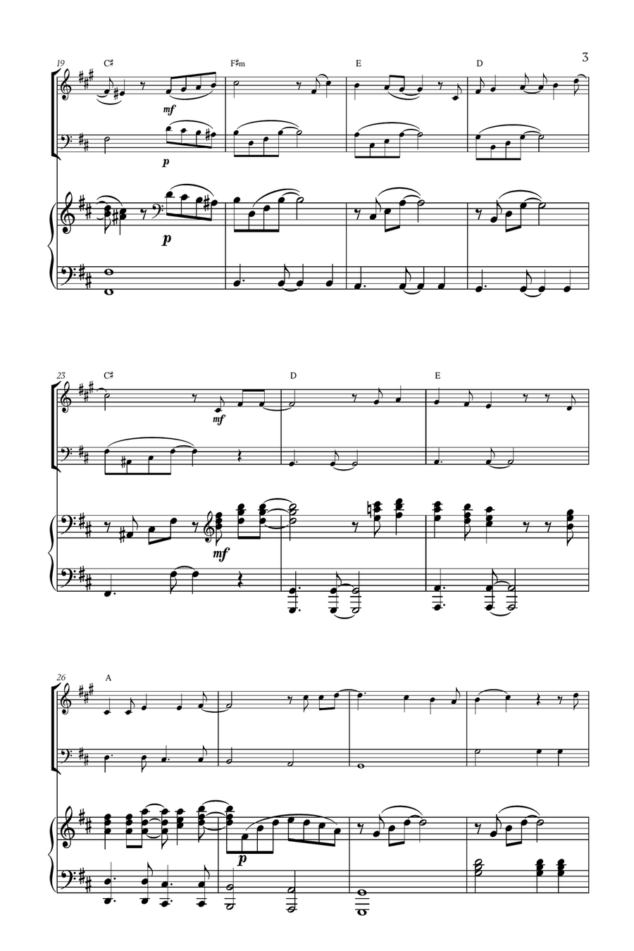 Mary, Did You Know? Mary, Did You Know? Woodwind Duet scores gallery preview page 3