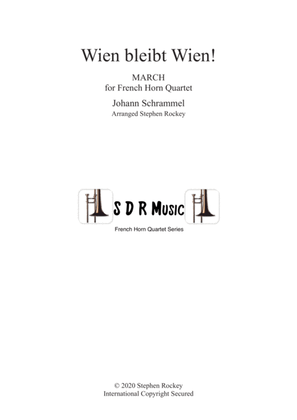 Book cover for Wien Bleibt Wien! March for French Horn Quartet