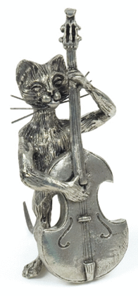 Cat Musicians - double bass