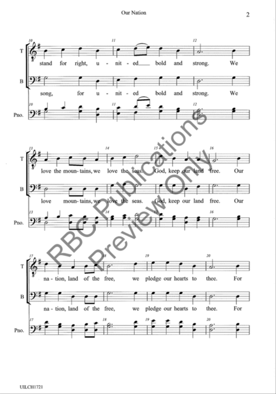 Our Nation (TB) TB scores gallery preview page 4