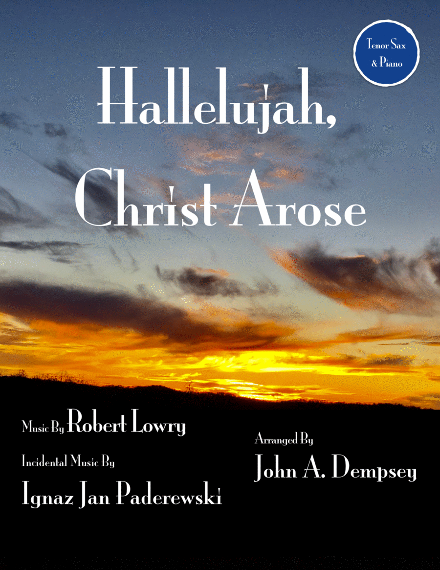 He Arose (Tenor Sax and Piano) Tenor Saxophone scores gallery preview page 1