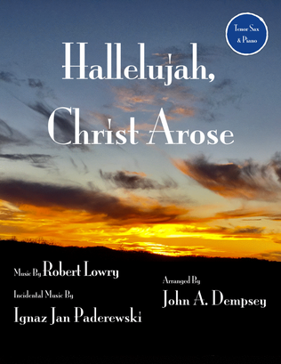 Book cover for He Arose (Tenor Sax and Piano)