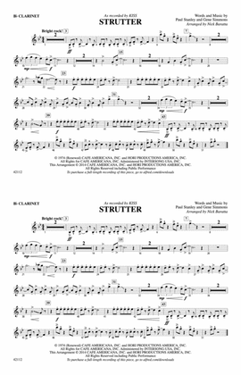 Strutter: 1st B-flat Clarinet