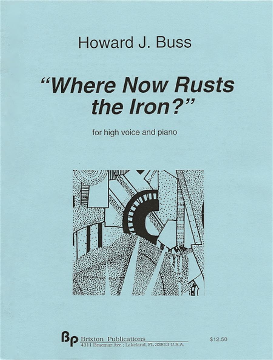Where Now Rusts the Iron? Tenor Voice scores gallery preview page 1