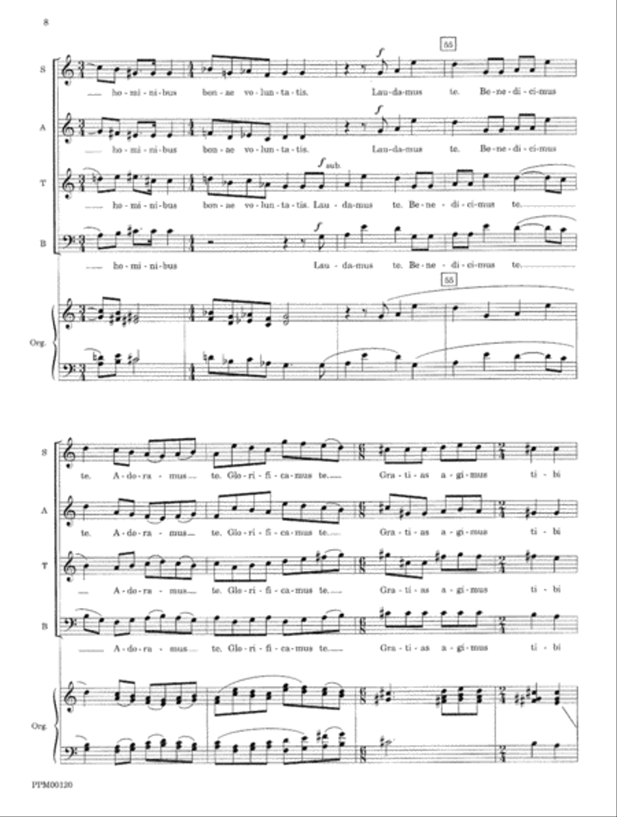 Transfiguration: An Ecumenical Mass Divisi scores gallery preview page 11