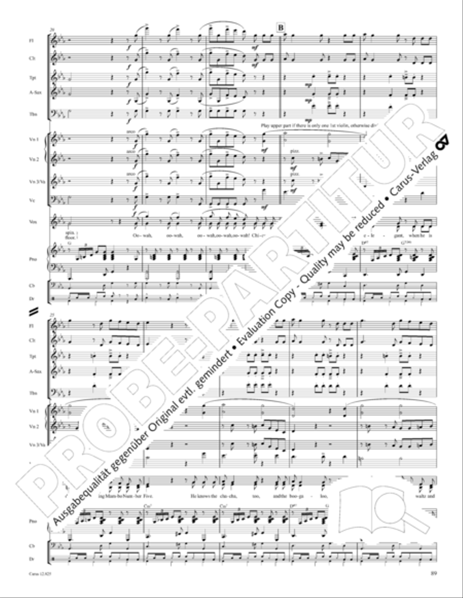 Circus Allegro Circus Allegro Choir scores gallery preview page 90