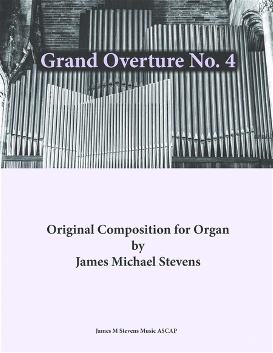 Grand Overture No. 4 - Organ in C Major Organ Solo scores gallery preview page 1