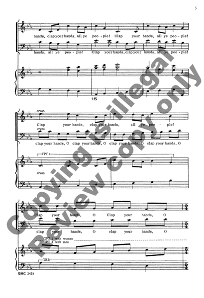 Sound a Trumpet! (Choral Score)