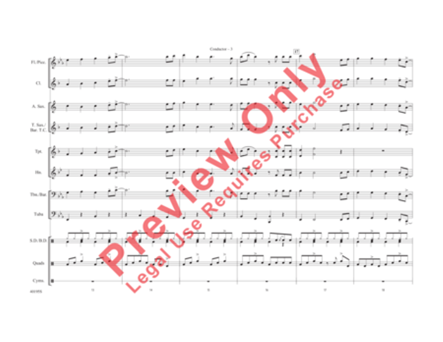 She Loves You She Loves You Marching Band scores gallery preview page 10