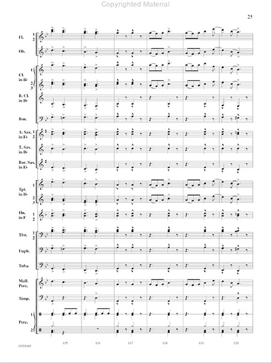 A Land Remembered A Land Remembered Concert Band scores gallery preview page 26