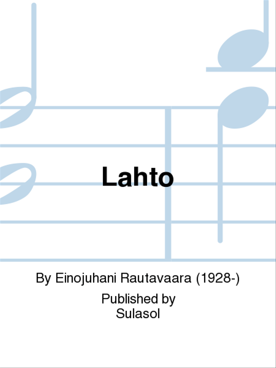 Lähtö SSAATTBB scores gallery preview page 1
