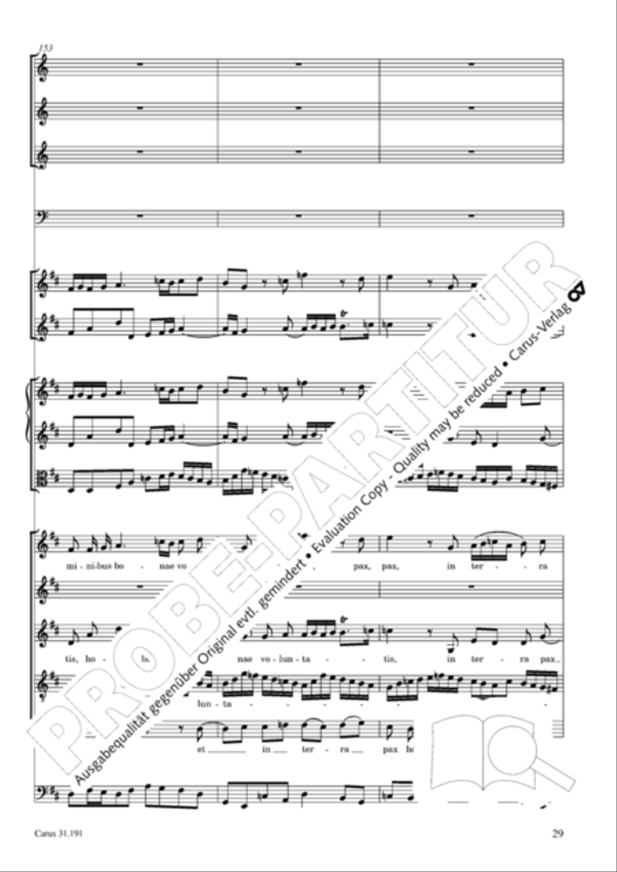 Gloria in excelsis Deo SSATB scores gallery preview page 29