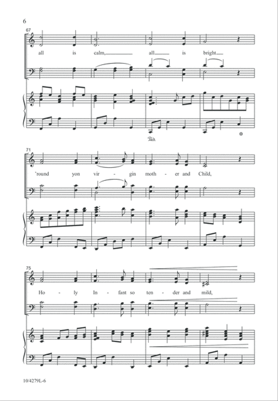 Silent the Night 4-Part scores gallery preview page 7