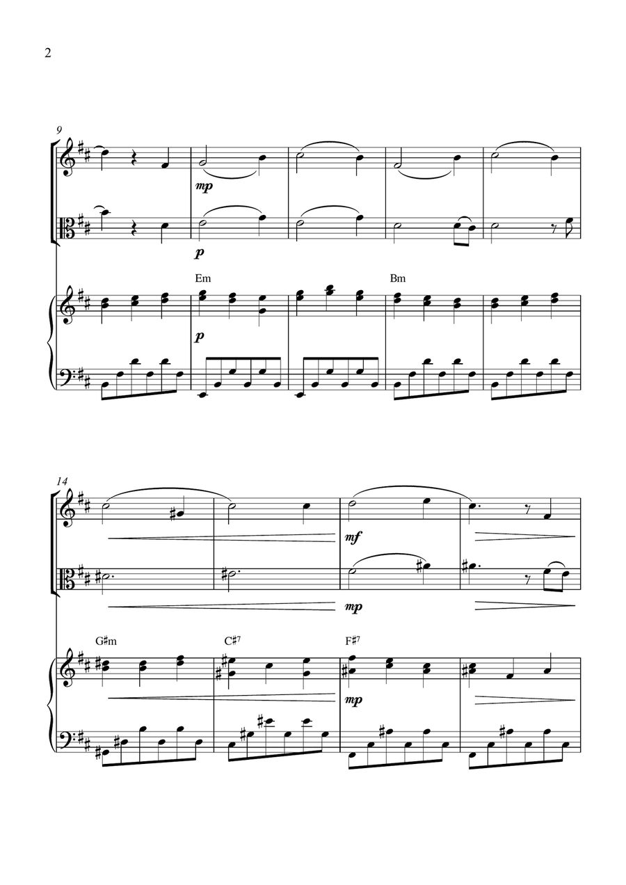 The Rose Tattoo (Inspired By The Motion Picture) String Duet scores gallery preview page 2