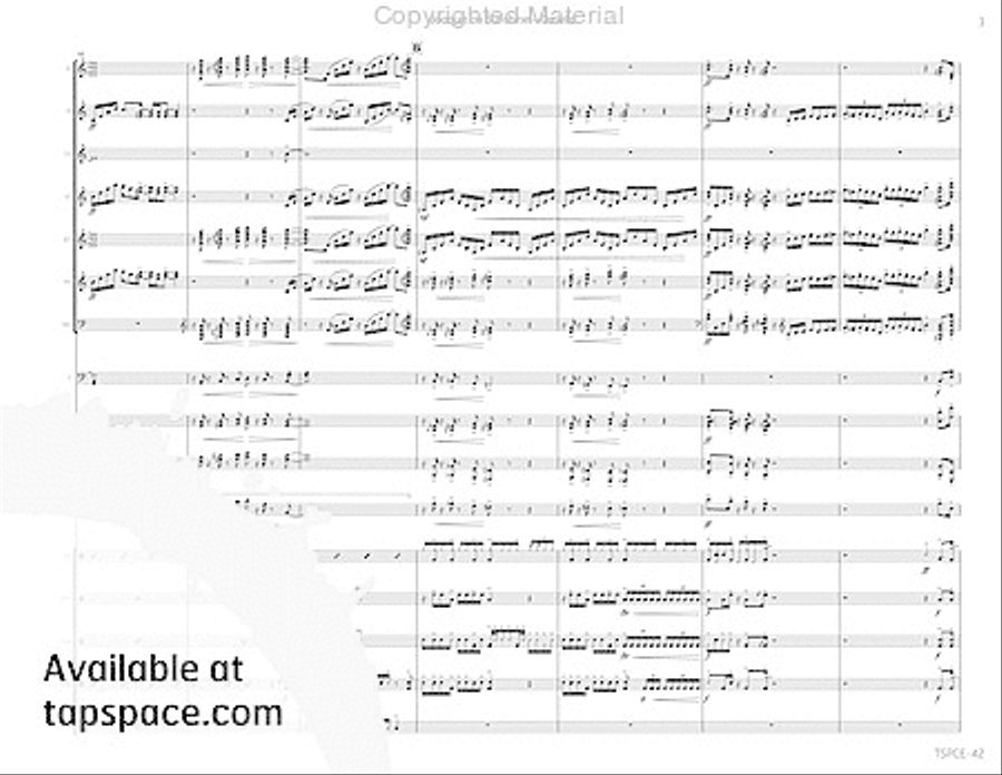 Joaquin on Sunshine Joaquin on Sunshine Percussion Ensemble scores gallery preview page 8